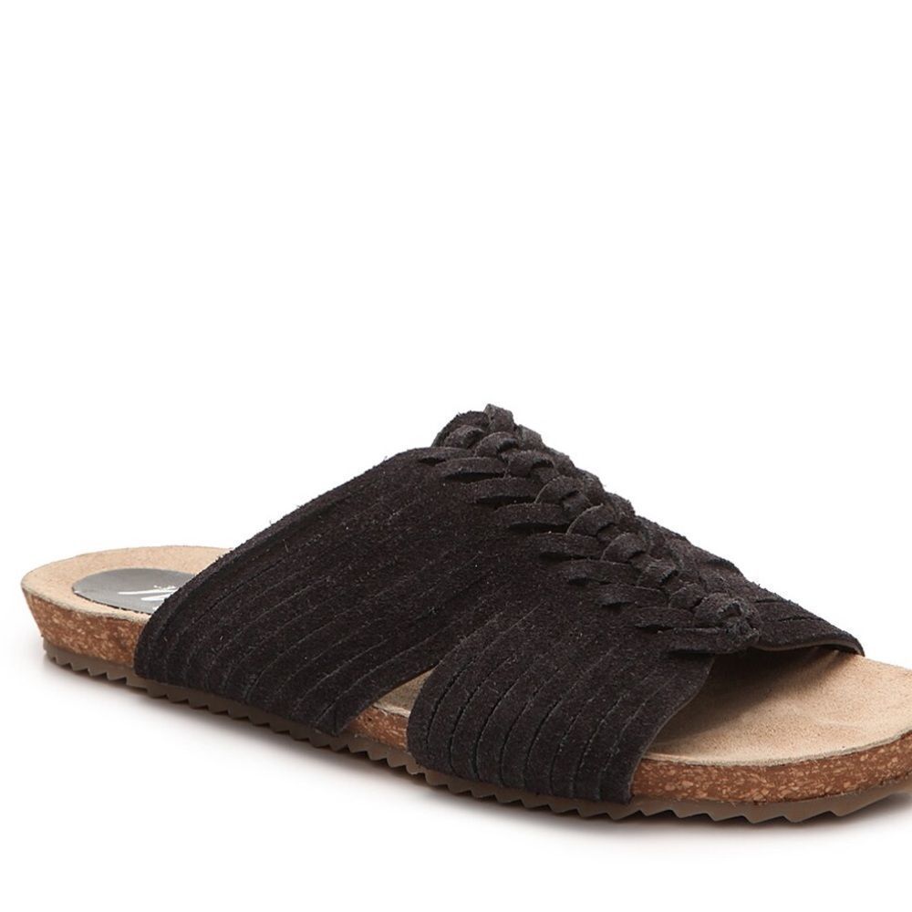 Matisse Leather Black Sandal âColeâ Size 8. B57